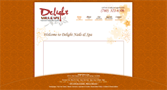 Desktop Screenshot of delightnailsandspa.com